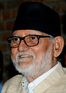 Nepal's former prime minister Sushil Koirala